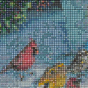 BIRDS Feathered Friends Cross Stitch Pattern***L@@K***Buyers Can Download Your Pattern As Soon As They Complete The Purchase