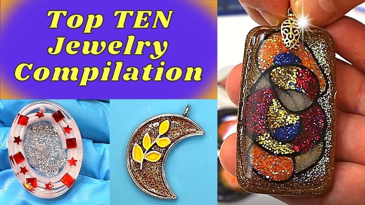 Check Out My Top Ten Resin Jewelry Projects of 2022