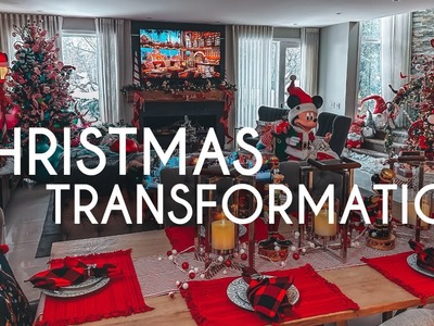 Christmas Home Decor Transformation | Time Lapse Tutorial