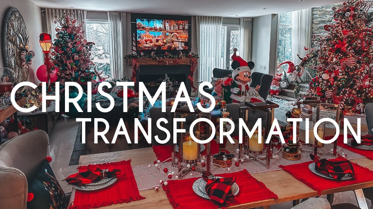 Christmas Home Decor Transformation | Time Lapse Tutorial