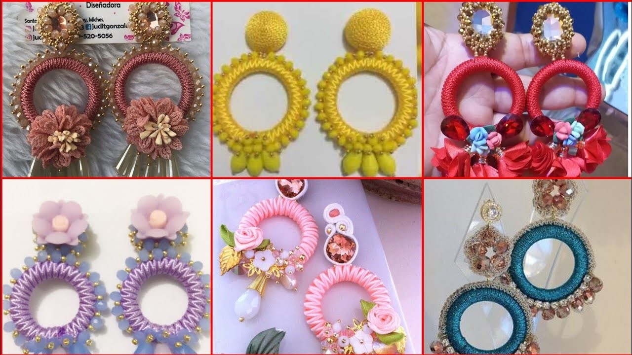 Crochet Earrings Pattern Designs - Latest Beautiful Styles Of Handmade Crochet Earrings Jewelry