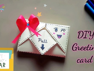 Cute and Easy Greeting Card|| DIY how to make a greeting Card||Happy New year 2023#diy #card#newyear