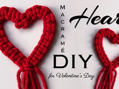 DIY Macrame Heart