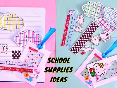 Diy school supplies:7 easy school supplies ideas with transparent tape|transparent crafts idea