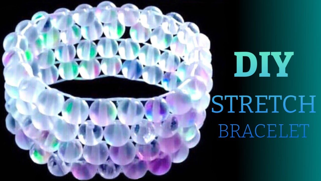 DIY Stretch Bracelet | How to make a Beaded Bracelet | How to tie a Stretch Bracelet Knot