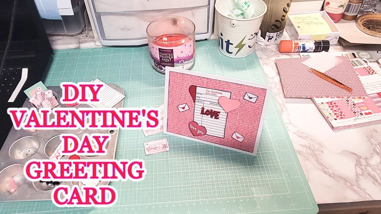 DIY Valentine's Day Card Making ♥️