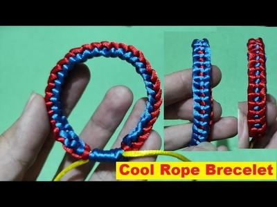 Easy Rope Bracelet (COOL) Makes Rope Bracelets - DIY Rope Bracelets - Easy Macrame Tutorial