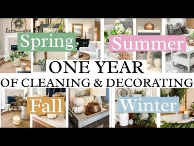 EXTREME CLEANING AND DECORATING MARATHON | One Year of Cleaning and Decorating Motivation
