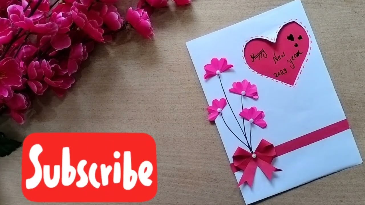 Happy New Year 2023 Card Making, DIY Paper craft #newyear2023 #viral #viralvideo #trending #diy