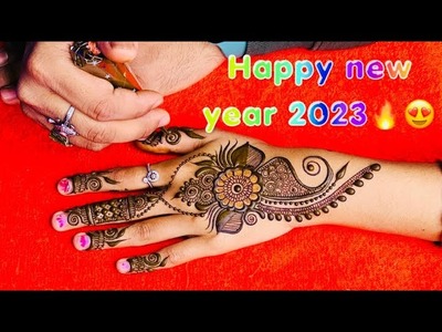 Happy New Year 2023 ????????॥ New Year Special Mehndi class ॥ Latest Mehndi Design ॥ Easy simple Mehndi
