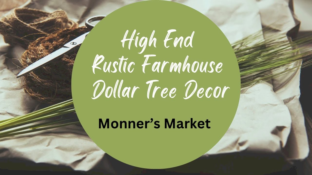 High End Rustic Farmhouse Dollar Tree Decor #diy #farmhouse #rustic #dollartree #easy #freshnewlook