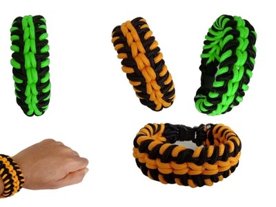 How to make a Paracord bracelet Hattori Paracord knots tutorial