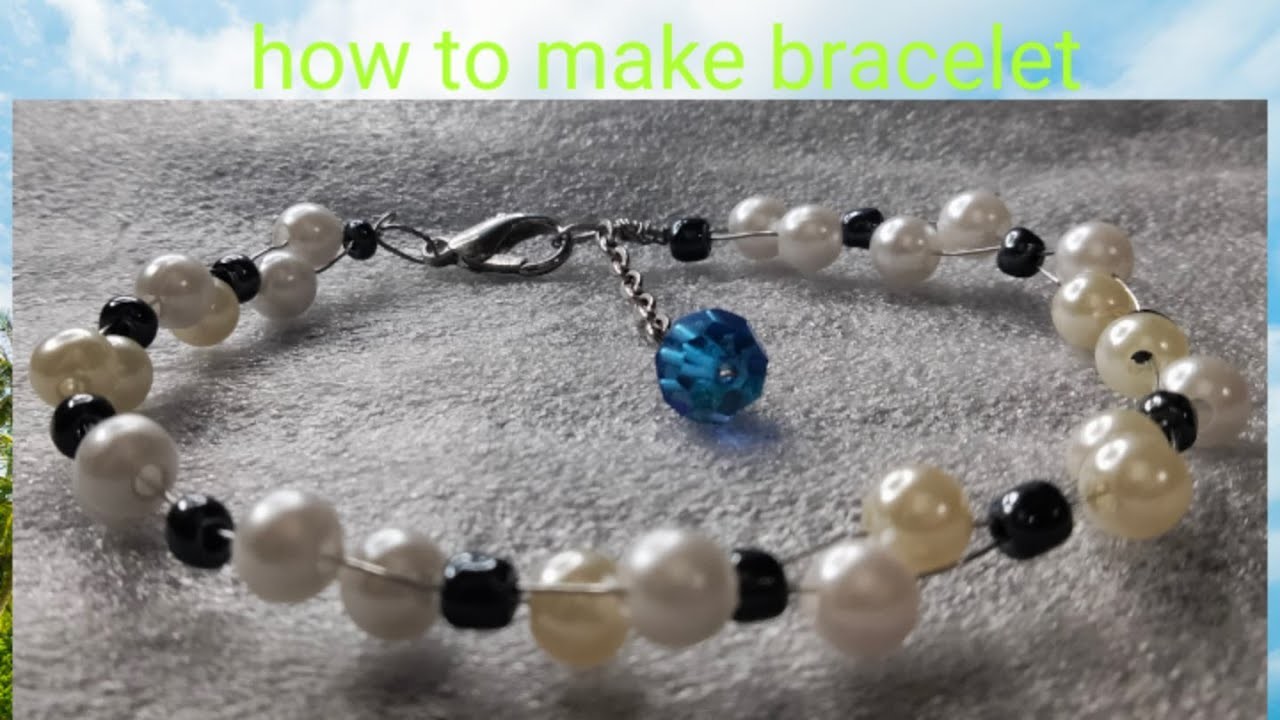 How to make elegant pearl bracelet I TUTORIAL
