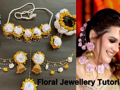 How To MAKE Floral Jewellery at Home - Super Easy Tutorial! #floraljewellery
