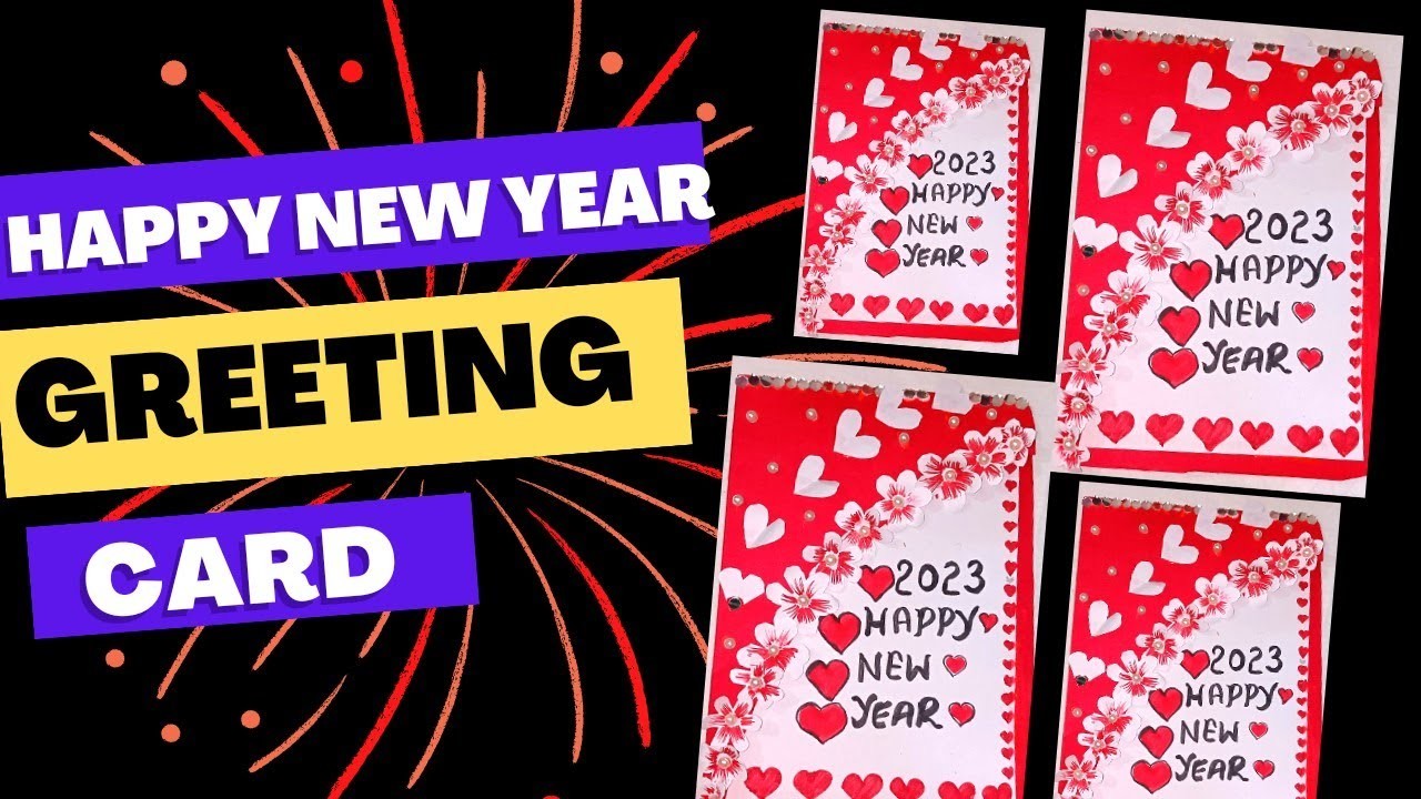 How to make greeting card.happy new year greeting card.happy new year craft.happy new year#crafts