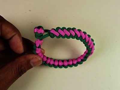 How to make macrame bracelet DIY.paracord bracelet making -2 #howtomake #alomgirmake #braceletmaking