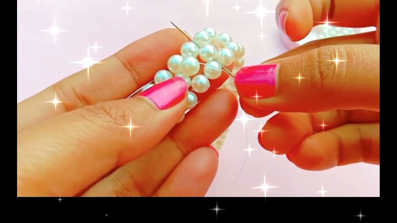 How to make pearl bracelet ❤️❤️ #latest #sriwonderland #youtubepartner #pearlbracelets