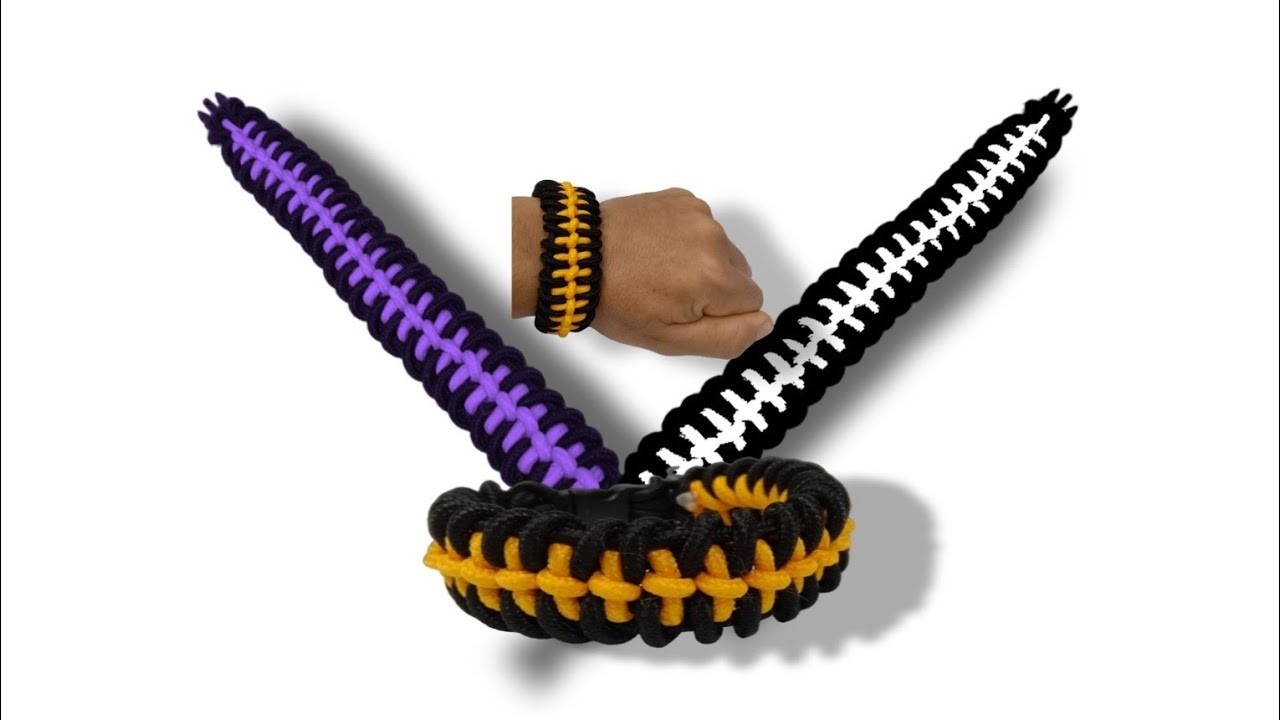 How to make the Raid knot Paracord bracelet tutorial