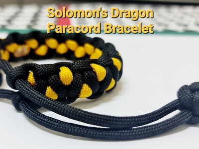 How to Make the Solomon's Dragon Paracord Bracelet Tutorial