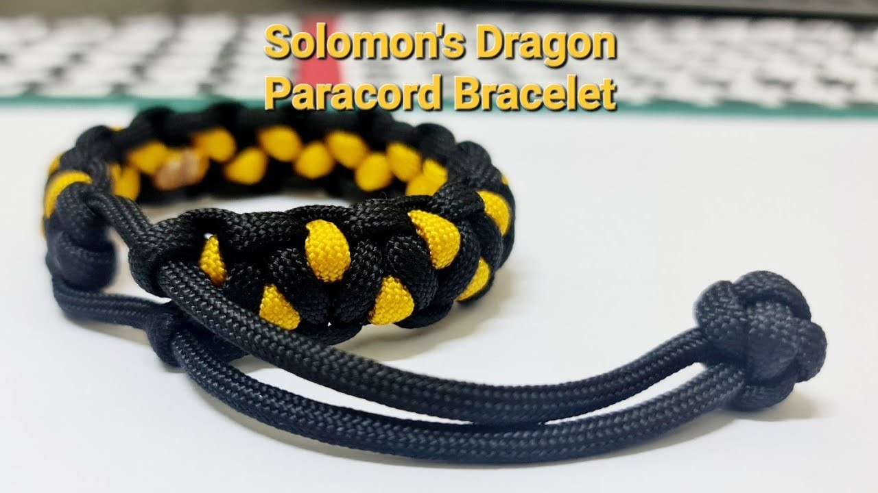 How to Make the Solomon's Dragon Paracord Bracelet Tutorial