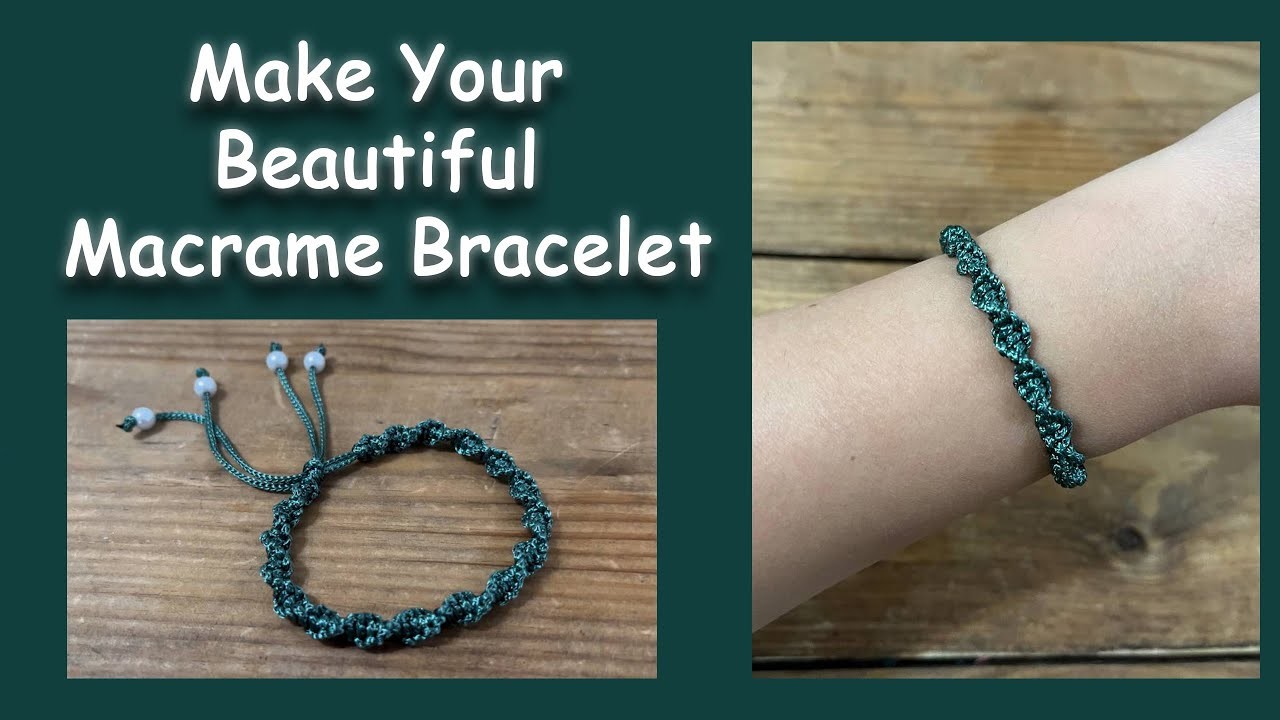 Macrame bracelet???? | thread bracelet???? | friendship bracelet string???? | DIY bracelet????