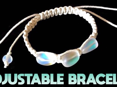 Macrame Bracelet With Beads | Shamballa Bracelet | How to make a Bracelet | Beaded Bracelet Tutorial