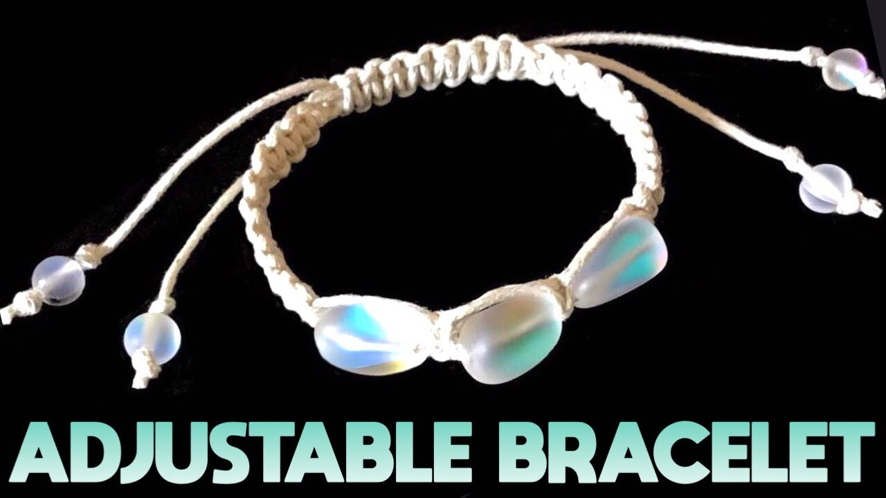 Macrame Bracelet With Beads | Shamballa Bracelet | How to make a Bracelet | Beaded Bracelet Tutorial
