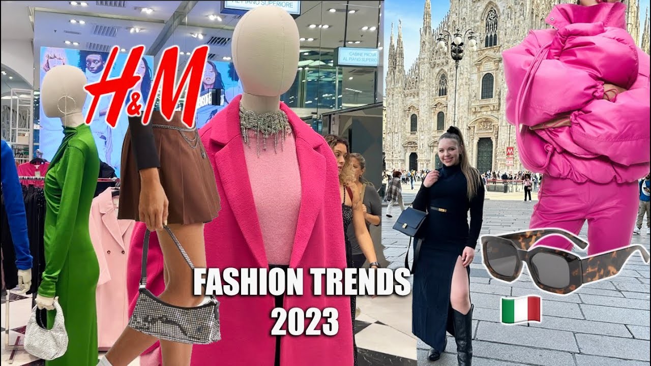 MILAN H&M SHOPPING VLOG (The most Beautiful H&M in the world) NYE OUTFIT IDEAS - FASHION TRENDS 2023