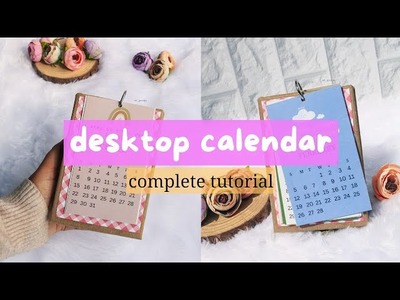 Mini desktop calendar for 2023| handmade calendar tutorial malayalam | art gossips
