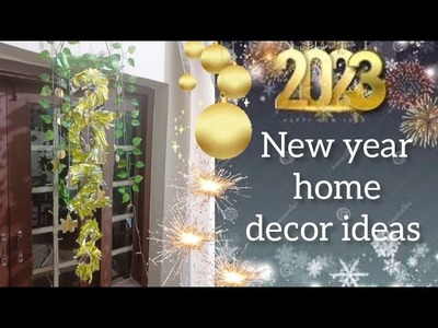New Year Decoration Ideas 2023 | New Year Home Decor 2023 | Last Minute Party Decor #newyearcraft