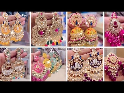 Online jewelery store latest bridal earrings collection direct from manufacturer order online