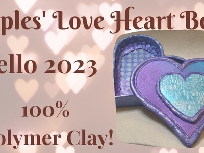 Polymer Clay ~ Apples' Love Heart Box