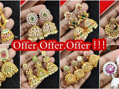 Premium Quality Earrings Collections with price 7010071148 whatsapp for booking