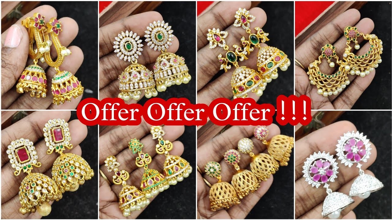 Premium Quality Earrings Collections with price 7010071148 whatsapp for booking