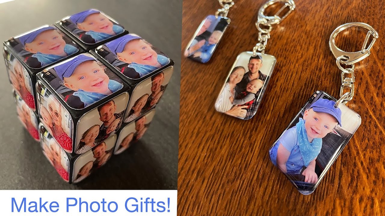 Resin How-To: Photo Keepsakes! Make photo cubes, keychains, pendants, ornaments, all perfect gifts