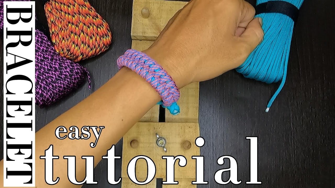 Simple Bracelet Design : Fishtail Paracord Bracelet without Buckle