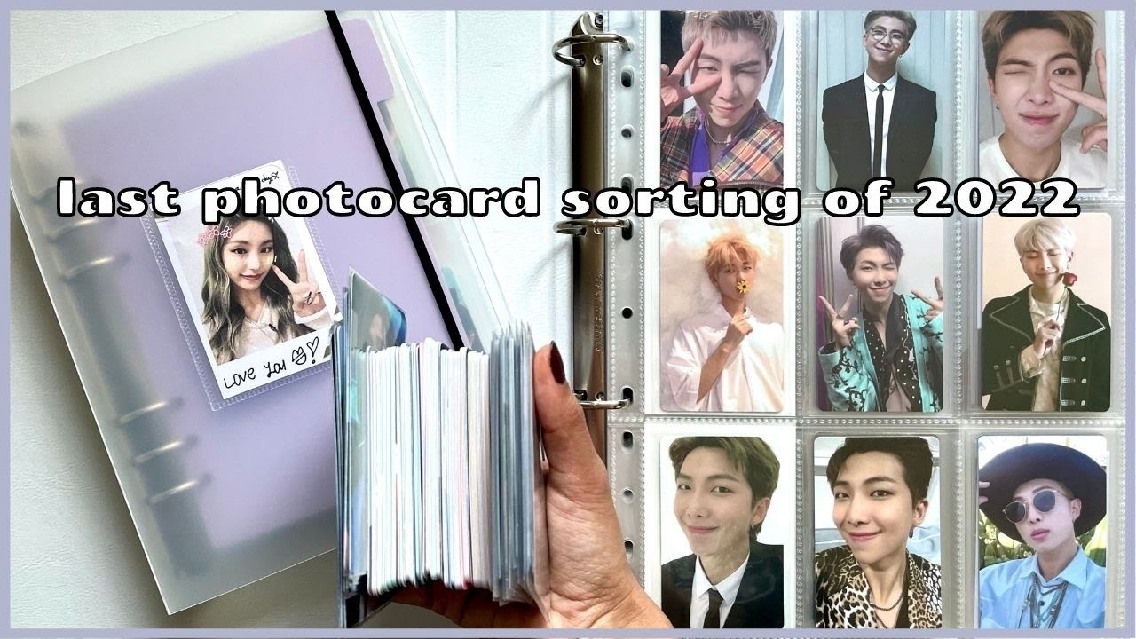 Storing New Photocards In My Kpop Binders | BTS solo albums & non-album, TXT, Seventeen