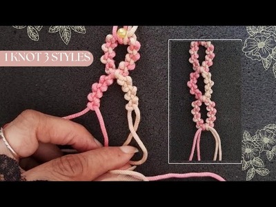 You must learn 1 knot 3 styles easy diy tutorial.