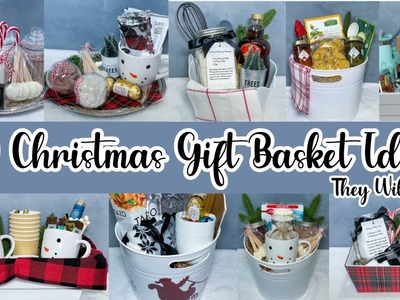 10 BUDGET FRIENDLY Gift Baskets & Trays They Will Love