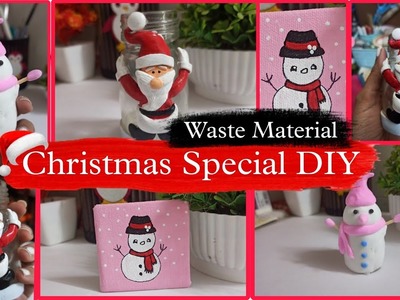 3 Easy Christmas DIY | Christmas DIY From Waste Material | Christmas Decoration Ideas | Clay Art