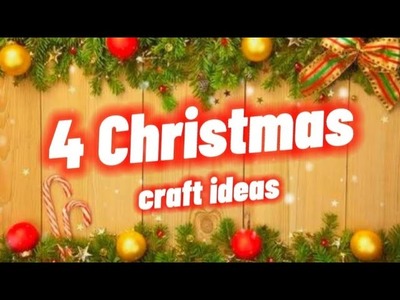 4 DIY Christmas decoration ideas ???? How to make Snowflakes❄ Christmas ornaments ????