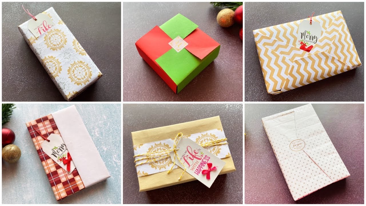 6 Elegant Gift Wrapping Ideas | Wrapping Presents | Gift Wrap