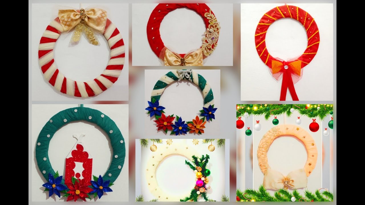7 Christmas Wreath Decorat Idea || ????DIY Christmas Decor ideas || ????Christmas Wall Decorat ideas