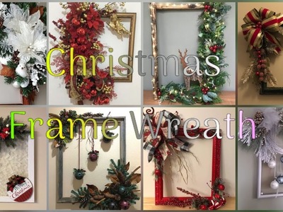 Christmas Frame Wreath - Window Wreath - Christmas Decorations 2022