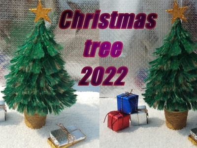 Christmas tree????How to make a Christmas tree 2022????Christmas decorations 2022????DIY home decor????Xmas tree