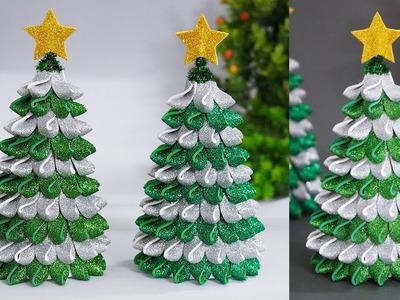 Christmas Tree Making with EVA????How to Make Xmas Tree⭐DIY Cute Christmas Decor Idea