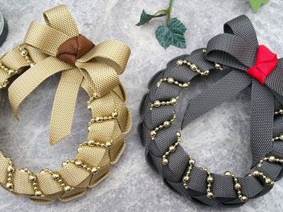 Christmas Wreath DIY | Braided Christmas Wreath for Home Decoration | I.Sasaki Original