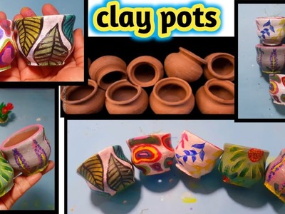Clay pot crafts for the garden|terracotta pot painting ideas|Clay pot decoration|DIY| @MyDiyArt
