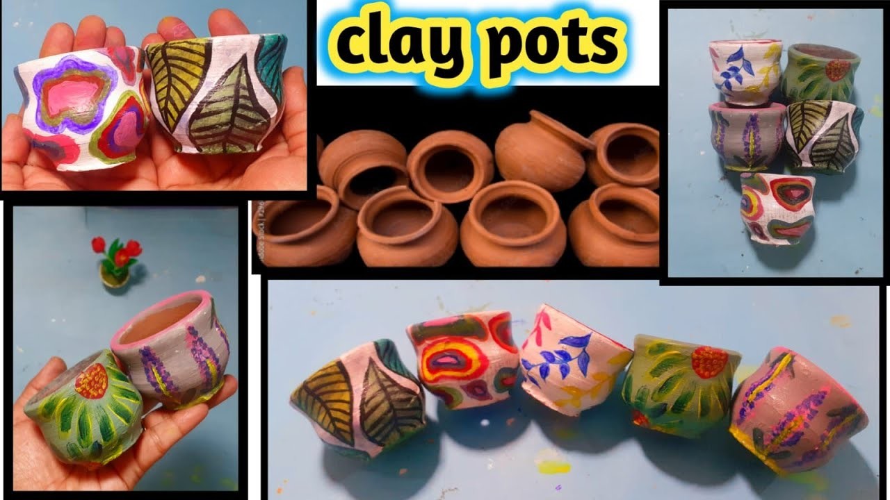 Clay pot crafts for the garden|terracotta pot painting ideas|Clay pot decoration|DIY| @MyDiyArt
