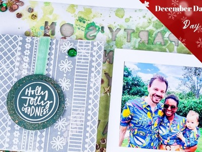 December Daily 2022 Day 11 - The Party's On - making a 10x8 shaker page with a 4x4 layout